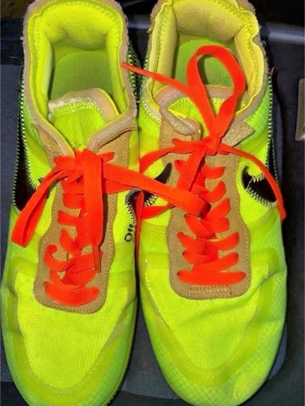 Nike Off-White x Nike Air Force 1 Low 'Volt' Air Force 1 Low 'Volt' Sneakers